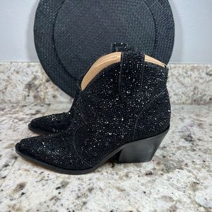 Jessica Simpson Zadie2 Western Bootie Ankle Boot Sz 5M NIB